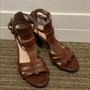 Franco Sarto Brown Heels